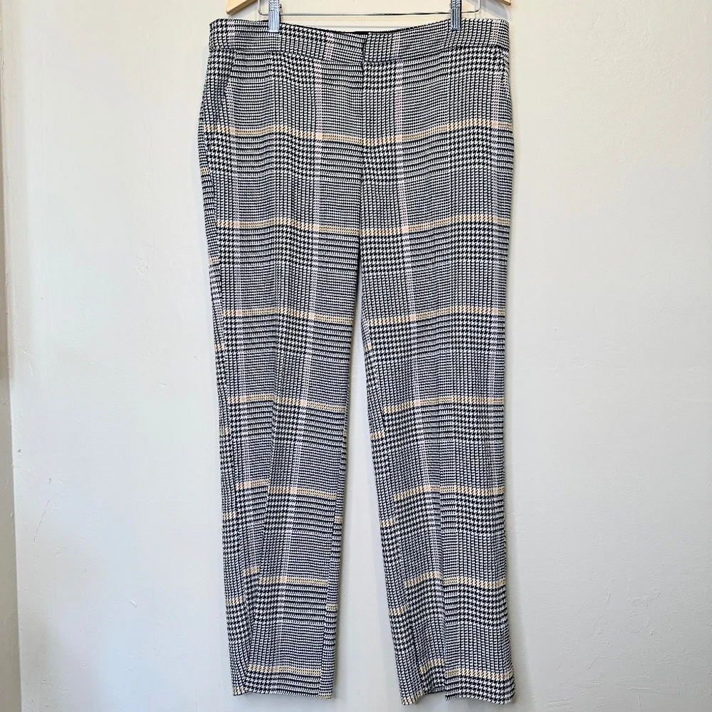 BP | Glen Check Plaid Retro Vibes Dark Academia Slacks Classic Trousers Pants - Picture 2 of 13